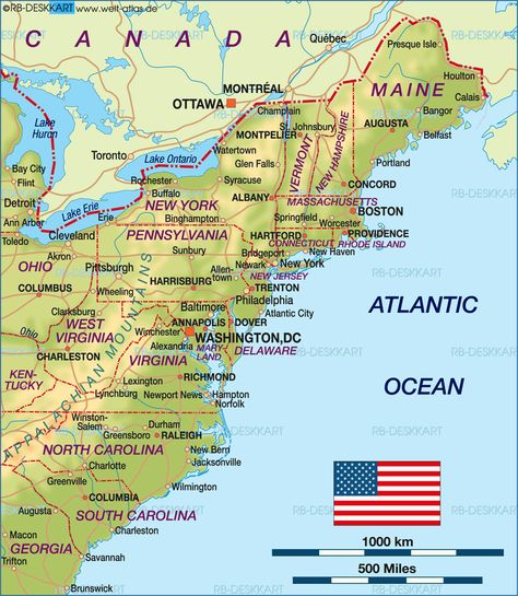 states in east coast | Map of East Coast USA (United States) East Coast Map Usa, Map Of East Coast, East Coast Map, East Coast Usa, East Coast Travel, East Coast Road Trip, Presque Isle, Maine Coast, Tourist Map