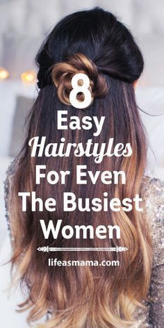 On those days it’s tempting just to throw your hair up in a ponytail or bun and even thought it’s easy to do that, it doesn’t always look that professional or beautiful. For those lazy, tiring, or busy days, try doing one of these 8 easy hairstyles that anyone can do. They’ll look stunning without having to put in a lot of effort. Easy Work Hairstyles, Dunner Wordend Haar, Short Hairstyle, Easy Hairstyles For Long Hair, Hair Dos, Up Girl, Hair Day, Diy Hairstyles, Up Hairstyles