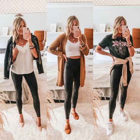 Summer Leather Leggings Outfit, Styling Leather Leggings Night Out, Leather Leggings Going Out Outfit, Faux Leggings Outfit Night, Faux Leggings Outfit, Leather Leggings Outfit Night Going Out, Leggings Outfit Dressy, Leather Leggings Outfit Fall, Leather Leggings Outfit Night