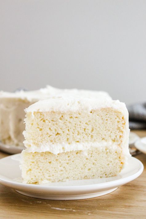 High Altitude White Cake Recipe, High Altitude Cake Recipe, Ermine Frosting, White Velvet Cakes, Southern Cake, High Altitude Baking, White Chocolate Cake, White Cake Recipe, Kinds Of Desserts