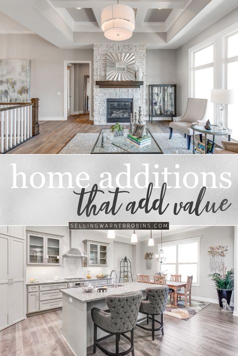 Considering remodeling your home? Wondering what will potentially give you the best return on investment? Take a look at my compilation of high-value home remodeling projects that will not only transform your home, but will add value to it in the process. #realestate #realestatetips #homeremodeling #homeremodelingtips #homeremodelingideas #homerenovations #homerenovationideas #homerenovationtips #homereno Airbnb Decor, Cute Dorm Rooms, Home Selling Tips, Room Transformation, Home Additions, Farmhouse Living, Decor Tips, Diy Home Improvement, Remodeling Projects