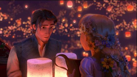 11 Gorgeous Tangled GIFs | Oh My Disney Rapunzel, Tangled, Lanterns, Gif