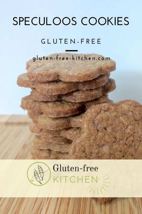 Gluten-free Speculoos Cookies (Dutch Speculaas). Deliciously spiced and gluten-free! Indulge in the irresistible flavors of homemade gluten-free Speculoos cookies! Gluten Free Spice Cookies, Gluten Free Speculoos Cookies, Gluten Free Roll Out Cookies, Gluten Free Sourdough Cookies, Windmill Cookies Recipe, Gluten Free Spritz Cookies, Stamp Cookies Recipe, Cookies With Raisins, Cinnamon Stars