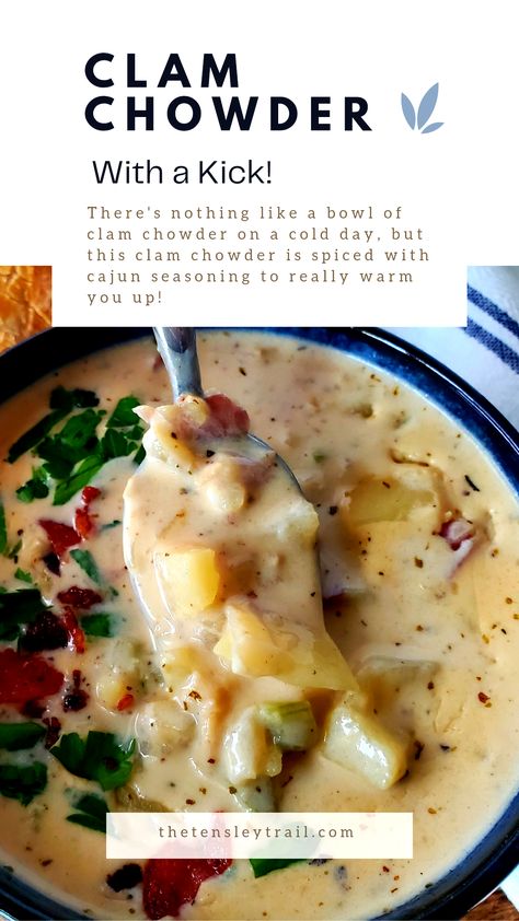 Healing Soup, Fish Chowder, Bisque Recipe, Seafood Chowder, Cooking Soup, Clam Chowder, Chowder Recipes, Bean Casserole, Cajun Seasoning