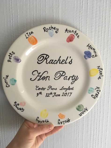 Center Parcs, Plate Decor, Hen Do, Bible School, Pottery Painting, Hen Party, Hen, Decorative Plates, Wedding Ideas