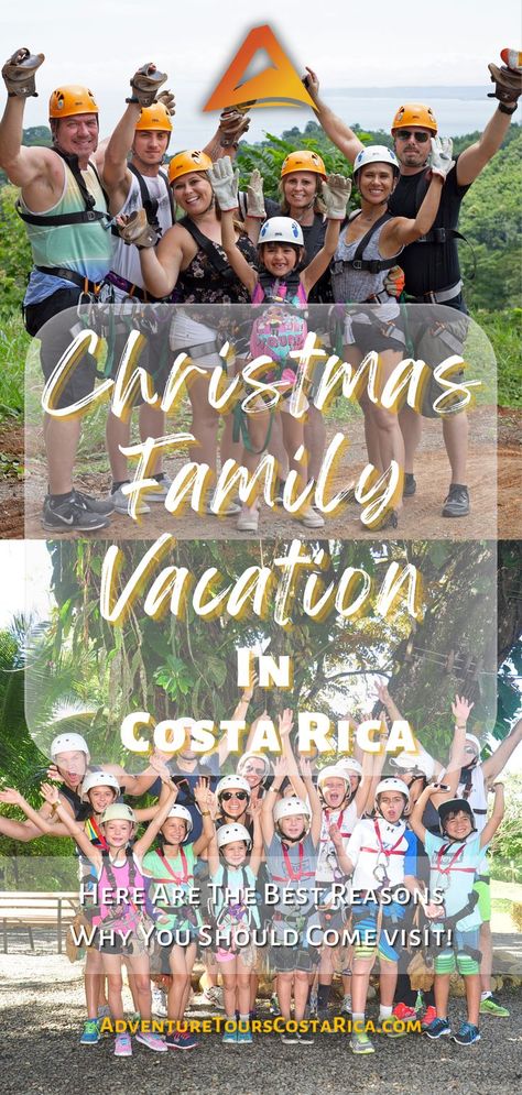 Wanting to travel and have a Christmas getaway to somewhere warm? Consider a holiday trip to Costa Rica! Here are the best reasons why you should plan a Christmas vacation in this beautiful destination. Christmas Family Vacation, Costa Rica Adventures, Trip To Costa Rica, Living In Costa Rica, Christmas Getaways, Costa Rica Vacation, Holiday Trip, Costa Rica Travel, Tourist Spots