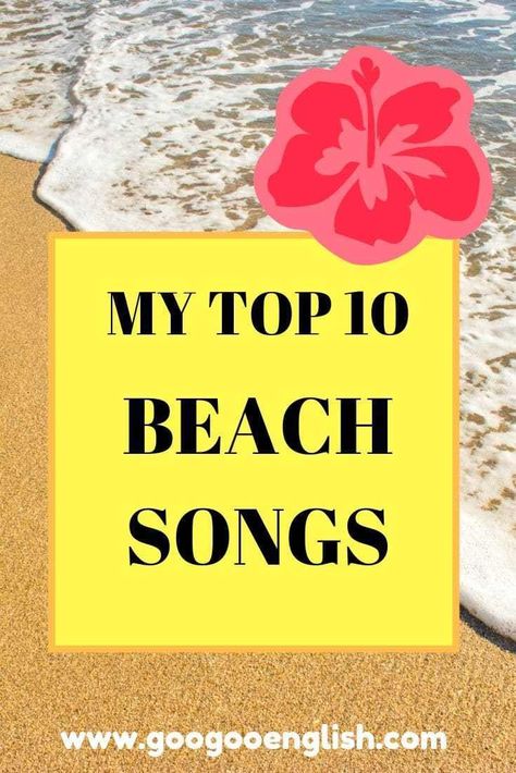 EFL ESL Beach Songs for Kids | My Top 10 Preschool Fingerplays, Beach Poems, Vacation Song, Beach Theme Preschool, Beach Songs, Lilo And Stitch Movie, Daughter Songs, Oceans Song, Trip Activities