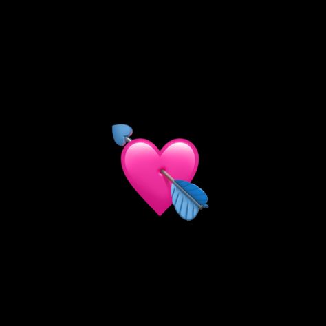 Ios Heart Emoji, Heart Emoji, Ios, Iphone, Pink, Black