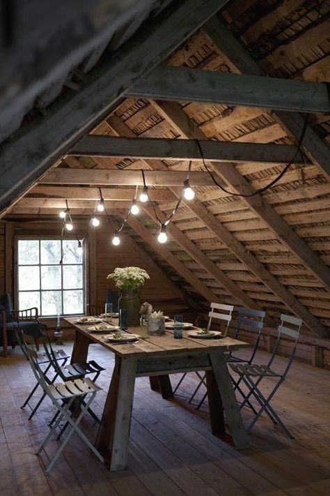 Exposed Ceiling, Barn Loft, Small Attic, Loft Lighting, Attic Space, Attic Bathroom, Attic Design, Attic Apartment, Attic Bedrooms