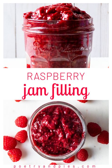 Raspberry Preserves Cake Filling, Raspberry Filling For Cake Using Jam, Raspberry Cake Filling From Jam, Raspberry Jam Cake Filling, Berry Frosting, Napoleon Pastry, Raspberry Cake Filling, Bavarian Cream Filling, Raspberry Pie Filling