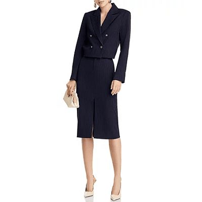 Can Women Lawyers Wear Interesting Suits to Court? Blazer And Midi Skirt, Interview Suits, Women Lawyer, Working Women, Wide Trousers, Crop Blazer, Making Accessories, Cropped Blazer, 1950s Fashion