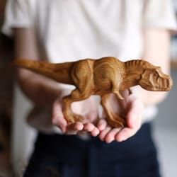 Wooden Dinosaur, Japanese Wallpaper Iphone, Wood Stone, Tyrannosaurus Rex, 2d Art, Whittling, Wooden Hand, Diy Woodworking, Wood Shop