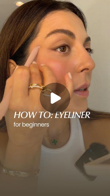 Sona Gasparian on Instagram: "This is my most complimented eyeliner look that just so happens to be beginner-friendly 🤎  Using the @personacosmetics Identity Palette, ‘Apply+Blend’ brush, ‘Stone’ eyeliner, and ‘Line+Detail’ brush.

#eyelinertutorial #makeuptips #makeuptutorial" Blended Eyeliner Look, Blended Eyeliner, Eyeliner For Beginners, Eyeliner Brush, Eyeliner Looks, Eyeliner Tutorial, Makeup Tips, Makeup Tutorial, Eyeliner