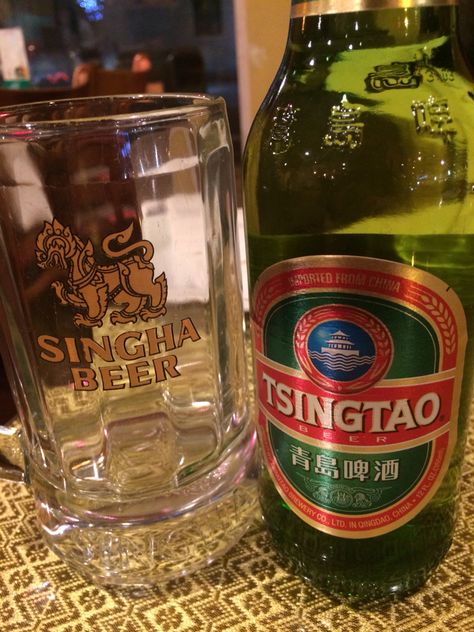 Tsingtao (Chinese Beer) Chinese Beer, Qingdao, Beer Bottle, Beer, Drinks