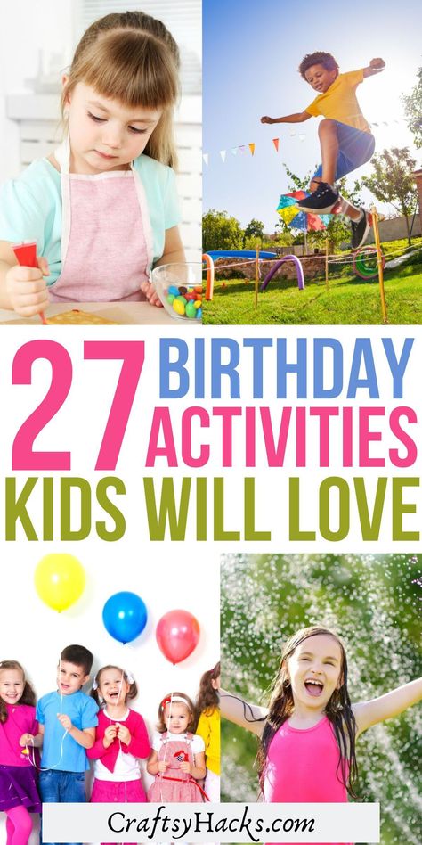 Planning a kids birthday party? If you are after some classic party games for kids, this list is for you. We have all the best kids game ideas and activity ideas for you all in one place. 50th Birthday Party Activities, Birthday Party Activities For Kids, Easy Birthday Party Games, Party Activities For Kids, Activity Games For Kids, Indoor Birthday Parties, Simple Birthday Party, Birthday Party Games For Kids, Outdoors Birthday Party