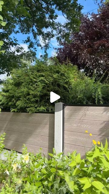 Kerry Kellett on Instagram: "AD| We’ve given our fencing a much needed upgrade with these composite fencing slats from @charlesandivy   So easy and convenient to use, they just slot into your existing concrete posts 🙌🏻   They’re fully weatherproof, waterproof, UV protected. Come with 20 year Guarantee = garden for life A great Eco-Friendly alternative to Wooden Fencing and available in a variety of colours and heights to personalise your garden space.  #charlesandivy #fencing #gardenfence #gardenfencing #gardenfences #gardendesign #compositefencing #fencingpanels #gardeninspiration #gardeninspo" Wooden Fencing, Composite Fencing, Concrete Posts, Driveway Design, Garden Fencing, Much Needed, Garden Fence, Garden Spaces, Fencing