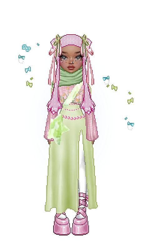 Everskies Cottagecore, Everskies Lookbook, Simple Hijab Tutorial, Bratz Doll Outfits, Simple Hijab, Fairy Cottagecore, Street Hijab Fashion, Bratz Inspired Outfits, Fashion Gal