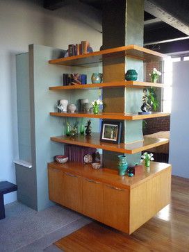 Built-in wrap around bookcase modern hall Pillar Design Interior, Creative Interior Design Ideas, Column Decoration Ideas, Hvac Cover, Columns Interior, Column Ideas, Columns Decor, Column Decoration, Modern Hall