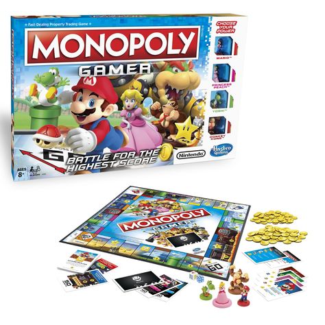 Coordinated marketing for launch of Monopoly Gamer Best Family Board Games, Nintendo Mario Bros, Monopoly Board Game, Monopoly Money, Monopoly Board, Monopoly Game, Party Expert, Kids' Games, Family Board Games