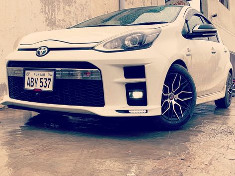 #Toyota #Aqua #Gr #Sports #Racing #Edition Toyota Aqua, Aqua Wallpaper, Lahore Pakistan, Sports Lover, Pakistan, Toyota, Cars, Vehicles, Sports