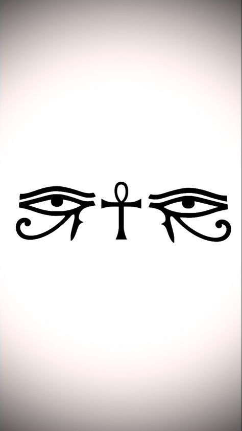 Eye Of Ra And Horus Tattoo, Eye Of Ra And Horus, Ma'at Tattoo, Eye Of Rah, Eye Of Ra Tattoo, Simple Tatto, Tattoo Chart, Egyptian Eye Tattoos, Ankh Tattoo