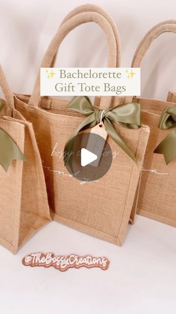 Sage Green Color Scheme, Chic Bachelorette, Bachelorette Party Gift Bag, Green Color Scheme, Bridesmaid Proposals, Bachelorette Gift, Sage Green Color, Bridesmaid Bags, Bachelorette Trip