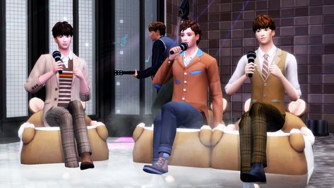 Sims 4 Singing Animation, 4 Poses, Sims 4 Gameplay, Playing Guitar, Karaoke, The Sims, Sims 4, Singing