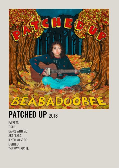 Music Poster Cards made by me. Inspired by many others #Music #Poster #Cards #Creative #PatchedUp #Beabadoobee Patched Up Beabadoobee, Beabadoobee Poster, Album Receipts, Alt Posters, Posters Ideas, Minimalist Music, Music Poster Ideas, Music Poster Design, Poster Music