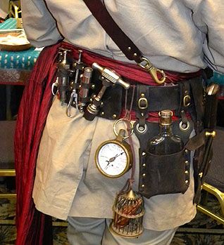 Detail of explorer's gear Steampunk Explorer, Apocalypse Costume, Steampunk Costumes, Steampunk Artwork, Fire In My Soul, Character Fashion, Warrior Outfit, Steampunk Cosplay, Period Outfit