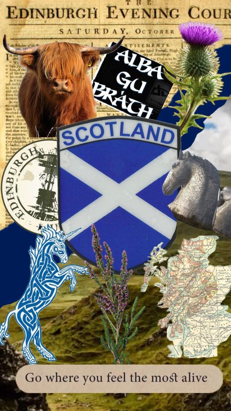 Scotland Aesthetic, Scrapbooking Layouts Travel, Scotland Forever, Travel Collage, Unique Words Definitions, England And Scotland, Edinburgh Scotland, Scotland Travel, Aesthetic Collage