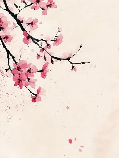 ↑↑↑ Larger size on website 🔸 The image is a watercolor painting of a delicate cherry blossom branch with pink flowers and a light Watercolour Cherry Blossom, Denim Painting, Painting With Light, Cherry Blossom Watercolor, Blossom Painting, Cherry Blossom Painting, Blossom Branch, Cherry Blossom Branch, Spring Breeze