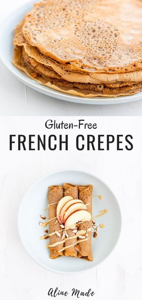 Gluten Free Crepes Recipe, French Crepe Recipe, Buckwheat Crepes, Gluten Free Crepes, Chocolate Peanut Butter Desserts, Buckwheat Recipes, Crepe Recipe, Crepes Recipe, French Crepes