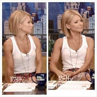 Kelly Ripa New Hairstyle back view | Kelly Ripa's new 'do inspired me to go to a short bob: Kelly Ripa Haircut, Kelly Ripa Hair, New Haircut, Kelly Ripa, Haircut And Color, Penteado Cabelo Curto, New Haircuts, Hair Envy, Hair Today