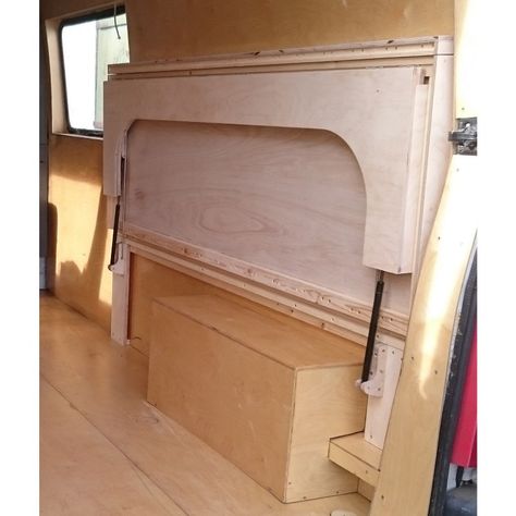 Campervan Bed, Motorhome Conversions, Van Bed, Camper Beds, Cargo Trailer Camper, Bed Interior, Build A Camper Van, Build A Camper, Van Life Diy