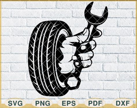 Mechanic Logo, Mechanic Svg, Handyman Logo, Mechanics Logo, Car Svg, Stickers Wall, Car Mechanic, Poster Stickers, Wrench