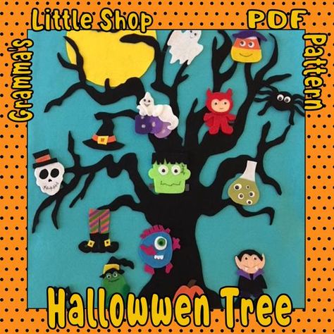 Porta Halloween, Spooky Items, Halloween Classroom Decorations, Felt Board Patterns, Imprimibles Halloween, Felt Story, Halloween Bulletin Boards, Halloween Classroom, Halloween Arts And Crafts