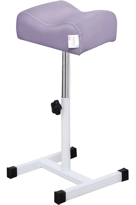 QUEESALN Pedicure Stand Stool Footrest Stand Adjustable Height Technician SPA Beauty Stand Stool with Non-slip SPA Salon Home Equipment Purple Home Equipment, Home Salon, Vacuum Cleaner, Jade, Spa, Nails, Purple, Beauty, Quick Saves