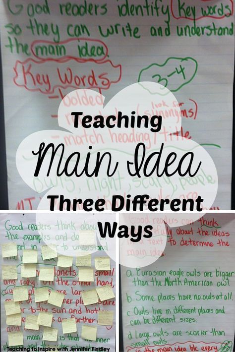 Teaching main idea can be so tricky. Read this post to learn about three different ways this fifth grade teacher teaches main idea of informational text. Reading Main Idea, Teaching Main Idea, Fifth Grade Teacher, Behavior Plans, Behavior Charts, Supporting Details, 6th Grade Reading, Central Idea, Reading Comprehension Strategies