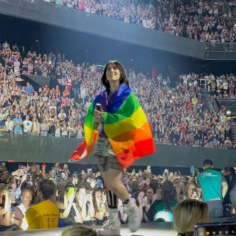 Pride Flag, Billie Eilish, Amsterdam, Flag