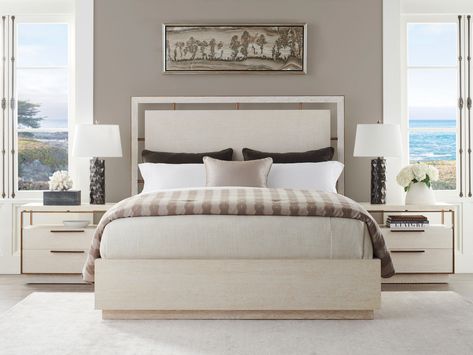 Post Ranch Panel Bed | Lexington Home Brands Marble Bed Frame, Marble Bed, Sophisticated Lifestyle, Metal Bed Frames, Spanish Mission, Bachelor Chest, Monterey Peninsula, Extraordinary Design, Barclay Butera