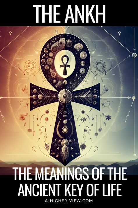 In ancient times, the Ankh was a symbol of life, vitality, and immortality.  Known as the “key of life” or the “cross of life,” it was often depicted in the hands of gods and pharaohs, signifying their divine power and connection to the eternal.  In this article, we explore the history and symbolic meanings of the ankh, tracing its journey from the sands of ancient Egypt to its place in the contemporary world.  #ankh #ankhsymbol #ankhmeaning #symbolsandmeanings #keyoflife #crossoflife #egyptian The Ankh Meaning, Ancient Egyptian Symbols And Meanings, Symbols Of God, Ankh Meaning, Egypt Symbols, Sacred Geometry Meanings, Ankh Egyptian, Egyptian Aesthetic, The Contemporary World