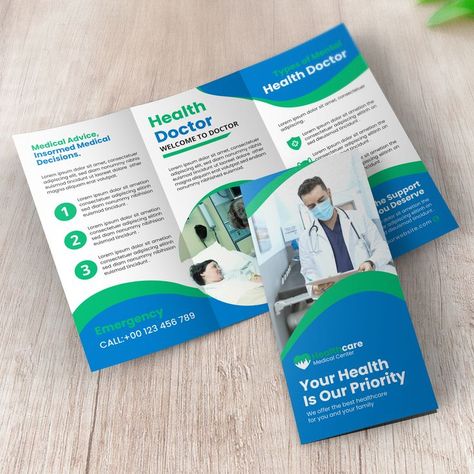 Features: Size : [8.264 X 11.693 inches] CMYK Print Color Clean & Modern Design #a4, #beauty, #blue, #brochure, #business, #clean, #clinic, #company, #corporate, #dental, #doctor, #doctors, #facility, #flyer, #healthcare, #hospital, #lab, #medical, #modern, #paramedic, #people, #pharmacy, #print-ready, #professional, #research, #science, #template, #trifold, #turquoise, #unique Science Template, Editing Banner, Dental Doctor, Medical Brochure, Brochure Design Creative, Adobe Illustrator Cs6, Design Branding Identity, Lab Logo, Brochure Inspiration