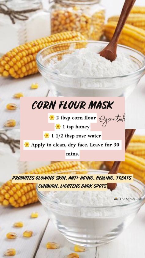 #skincare #cornflour #facemask #gsentials #trinidadandtobago Cornflour Face Mask, Flour Face Mask, Face Mask Beauty, Natural Face Pack, Wrinkles Remedies, Wrinkles Remedies Face, Homemade Face Pack, Tips For Glowing Skin, Shiny Makeup