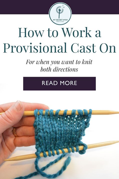 How To Knit Cast On, How To Cast Off In Knitting Videos, Knitting Cast On Methods, Cast On Methods Knitting, Provisional Cast On Knitting, Knitting Cast Off Methods, Cast On Knitting, Provisional Cast On, Knitting Tutorials