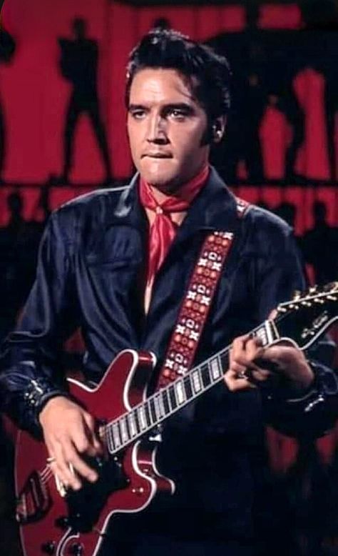 Elvis 68 Comeback, 68 Comeback Special, Elvis Guitar, Elvis Presley Wallpaper, Elvis 68 Comeback Special, 50s Aesthetic, King Elvis Presley, Elvis Presley Pictures, Elvis Movies