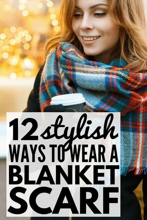 Scarves offer a fun yet inexpensive way to dress up your favorite outfits. From the standard loop and pull-through, to a sexy off-the-shoulder wrap and a chic belted poncho, these tutorials will teach you how to tie a blanket scarf 12 different ways. Who knew a rectangular piece of fabric could make you look so fashionable and stylish?! How To Style Turtleneck, Tie A Blanket Scarf, How To Wear Belts, Red Sweater Outfit, How To Wear A Blanket Scarf, White Sweater Outfit, Preppy Fall Outfits, Cozy Oversized Sweaters, Cute Ankle Boots