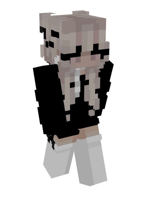 Goth Minecraft, Minecraft Skins Male, Minecraft Skins Black, Egirl Black, Blonde Goth, Dark Girl, Skin Minecraft, Affirmation Of The Day, Minecraft Skin