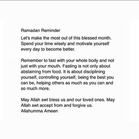 Ramadan Blessings, Ramadan Month, Ramadan Tips, Quotes Islamic, Blessed Quotes, Ramadan Quotes, Ramadan Mubarak, Think Positive Quotes, Beautiful Islamic Quotes