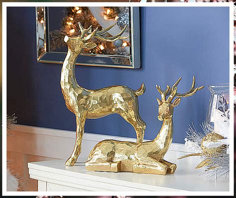 Winter Wedding Tablescapes - Just In! Amazing products from leading brands to meet your supply needs. Gold Reindeer Decor, Holiday Jewelry Display, Winter Wedding Tablescapes, Christmas Deer Decorations, Reindeer Statue, Gold Reindeer, Deer Decor, Reindeer Decorations, Wedding Winter