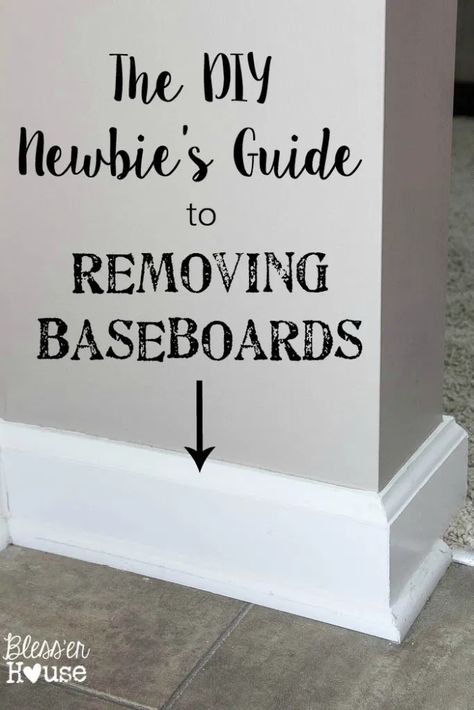 The DIY Newbie's Guide to Removing Baseboards Home Renovation Planner, Removing Baseboards, Kitchen Sink Interior, Renovation Planner, Easy Home Improvement Projects, Easy Home Improvement, Home Improvement Loans, Architecture 3d, Ikea Pax